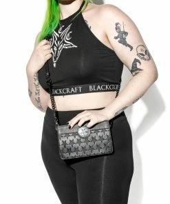 IDS Baphomet Embossed - Small Crossbody Bags / Wallets