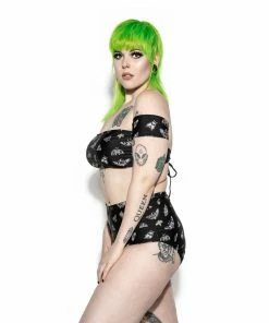 ACDC Pastel Death Moth High Waist Swim Bottom Womens 15 ACDC Pastel Death Moth High Waist Swim Bottom Womens