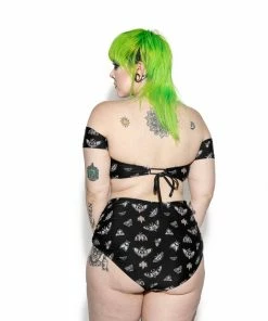 ACDC Pastel Death Moth High Waist Swim Bottom Womens 13 ACDC Pastel Death Moth High Waist Swim Bottom Womens