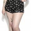 ACDC Pastel Death Moth Swim Shortie Womens