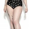 ACDC Pastel Death Moth High Waist Swim Bottom Womens