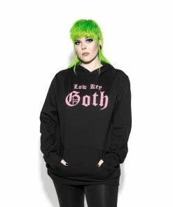 Blackcraft Cult Mens Low Key Goth - Hooded Pullover Sweater