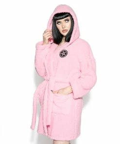 ACDC Pink Never Trust The Living - Women's Ritual Robe