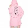 ACDC Pink Never Trust The Living - Women's Ritual Robe