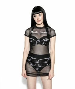 ACDC Dead Inside - Mesh Dress Womens