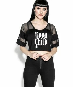 ACDC Moon Child - Mesh Crop Jersey