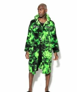 ACDC Mens Dead Inside - Green Lightning Robe