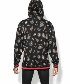 ACDC Ouija Flash - Color Block Hooded Pullover Mens