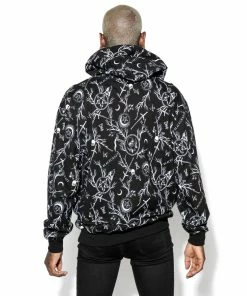 ACDC Demons Print - Color Block Hooded Pullover