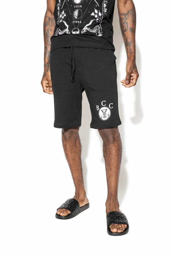 Blackcraft Cult Know Your Power Sweat Shorts Mens 3 Blackcraft Cult Know Your Power Sweat Shorts Mens