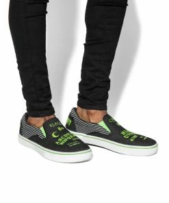 Plainview Ouija - Green Slip On Sneaker