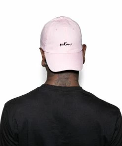 Reach Satan - Light Pink Dad Hat