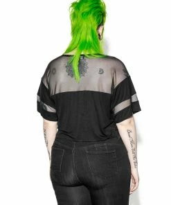 ACDC Womens Witches Do It Better - Mesh Crop Jersey