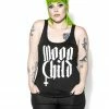 Blackcraft Cult Womens Moon Child - Racerback Tank 1 Blackcraft Cult Womens Moon Child - Racerback Tank