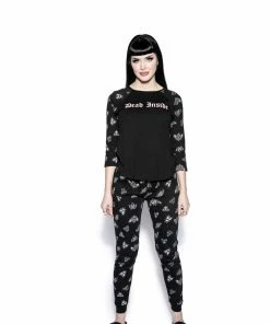 ACDC Pastel Death Moth - Women's Thermal PJ Set