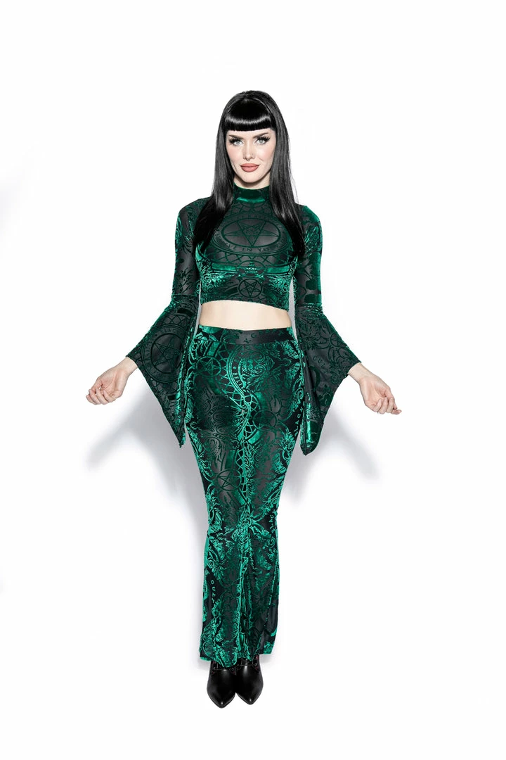 ACDC Green Baroque - Velvet Top 3 ACDC Green Baroque - Velvet Top