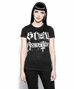 Blackcraft Cult Womens Stay Pawsitive - Women's Tee
