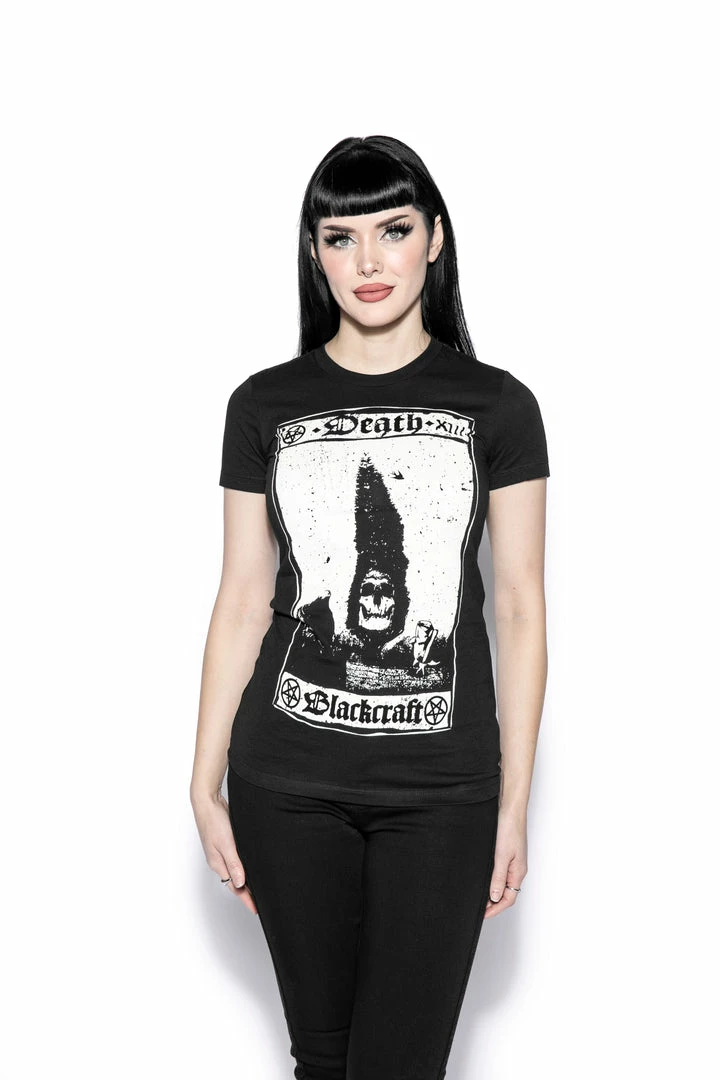 Blackcraft Cult Womens Death Card - Women's Tee 3 Blackcraft Cult Womens Death Card - Women's Tee