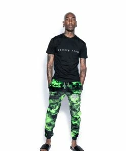 ACDC Green Lightning Dye - Unisex Cozy Joggers 10 ACDC Green Lightning Dye - Unisex Cozy Joggers