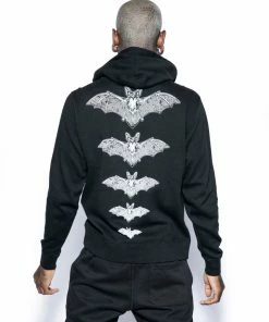 Blackcraft Cult Mens Release The Bats - Hooded Pullover Sweater