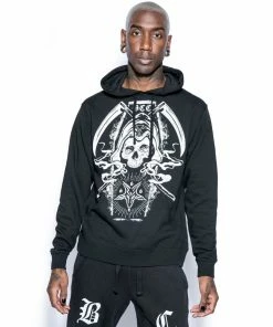 Blackcraft Cult Reaper Casket - Hooded Pullover Sweater Mens