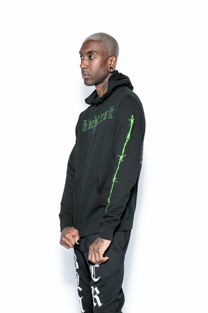 Blackcraft Cult Snake Skull - Hooded Pullover Sweater Mens 5 Blackcraft Cult Snake Skull - Hooded Pullover Sweater Mens