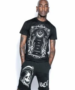 Blackcraft Cult Mens Reaper Head - Sweat Shorts