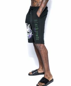 Blackcraft Cult Snake Skull Sweat Shorts Mens 10 Blackcraft Cult Snake Skull Sweat Shorts Mens