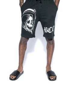 Blackcraft Cult Mens Reaper Head - Sweat Shorts
