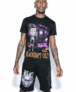 Blackcraft Cult Skeleton Night Mens