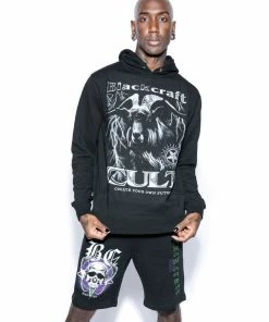Blackcraft Cult Third Eye Goat - Hooded Pullover Sweater Mens