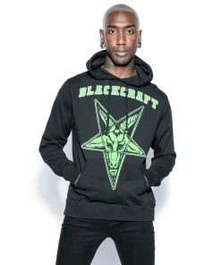 Blackcraft Cult Cult 666 - Green Hooded Pullover Sweater Mens