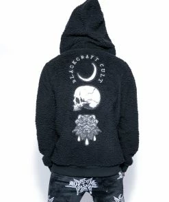 ACDC Spirits Of The Dead - Unisex Sherpa Zip Up Hoodie Womens