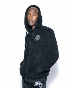 ACDC Spirits Of The Dead - Unisex Sherpa Zip Up Hoodie Womens