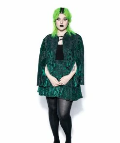 ACDC Green Baroque - Velvet Cape