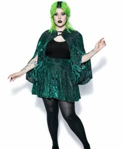 ACDC Green Baroque - Velvet Cape
