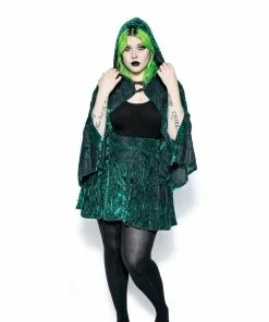 ACDC Green Baroque - Velvet Cape