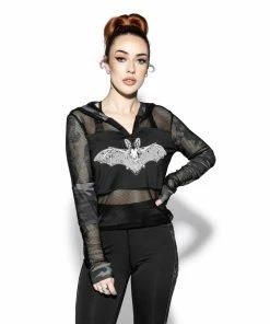 Blackcraft Cult Womens Batcraft - Mesh Active Pullover 13 Blackcraft Cult Womens Batcraft - Mesh Active Pullover