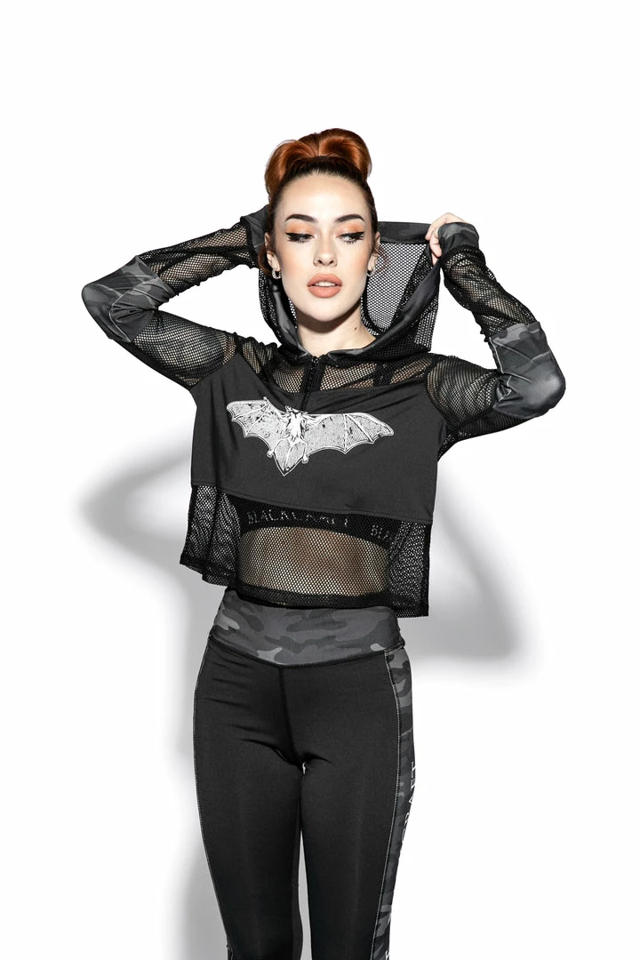 Blackcraft Cult Womens Batcraft - Mesh Active Pullover 5 Blackcraft Cult Womens Batcraft - Mesh Active Pullover