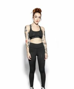 ACDC Blackcraft Black Stripe - Active Leggings