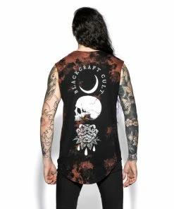 Blackcraft Cult Spirits Of The Dead Bleach Wash- Unisex Sleeveless Tall Tee