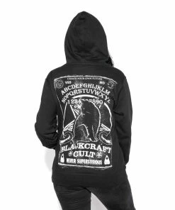 Blackcraft Cult Ouija Cat - Hooded Pullover Sweater Mens