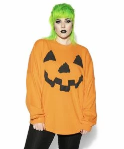 Blackcraft Cult Orange Pumpkin - Unisex Jersey Sweater