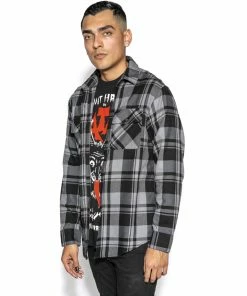 Blackcraft Cult Release The Bats - Flannel Mens