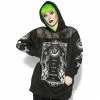 ACDC Love Me Like My Demons Do - Oversized Mesh Hoodie Womens 1 ACDC Love Me Like My Demons Do - Oversized Mesh Hoodie Womens