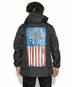 Blackcraft Cult God Free America - Anorak Windbreaker Mens