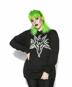 Blackcraft Cult BCC Goat - Hooded Pullover Sweater Mens
