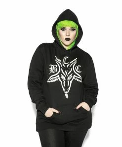 Blackcraft Cult BCC Goat - Hooded Pullover Sweater Mens