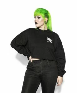 Blackcraft Cult Mens Kingdom - Unisex Raw Hem Crop Jersey