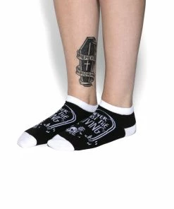 CMT Never Trust The Living Ankle Socks 3 PK